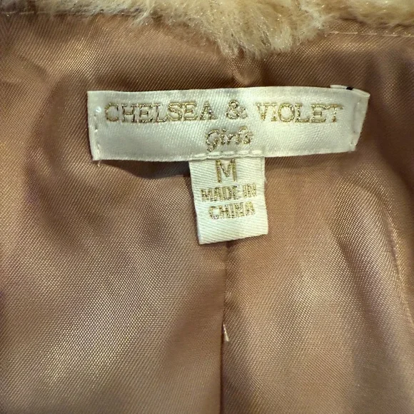 Chelsea & Violet Tan Fur Coat - Picture 2 of 8